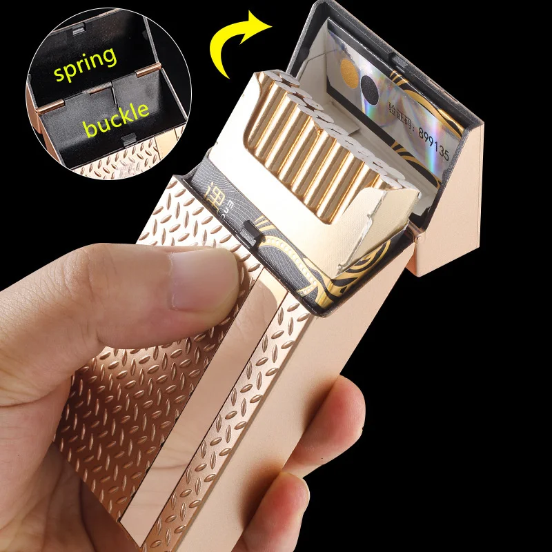 Sleek Hard Plastic Cigarette Storage Case & Holder