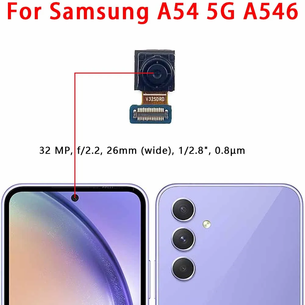 High-Quality Front Camera Module for Smartphones - Frontal Replacement Spare Part