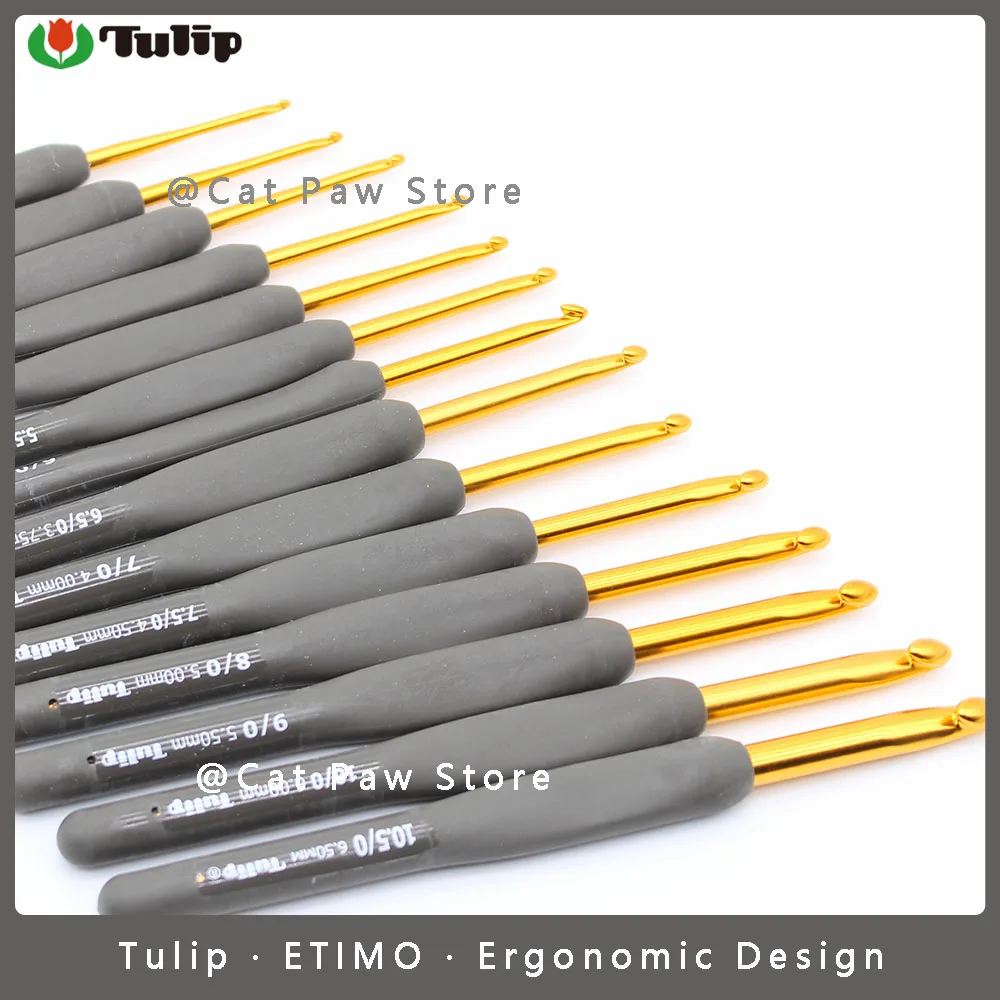 Crochet Hooks 1Piece Crochet Tulip Original Etimo DIY Needles Set Accessories