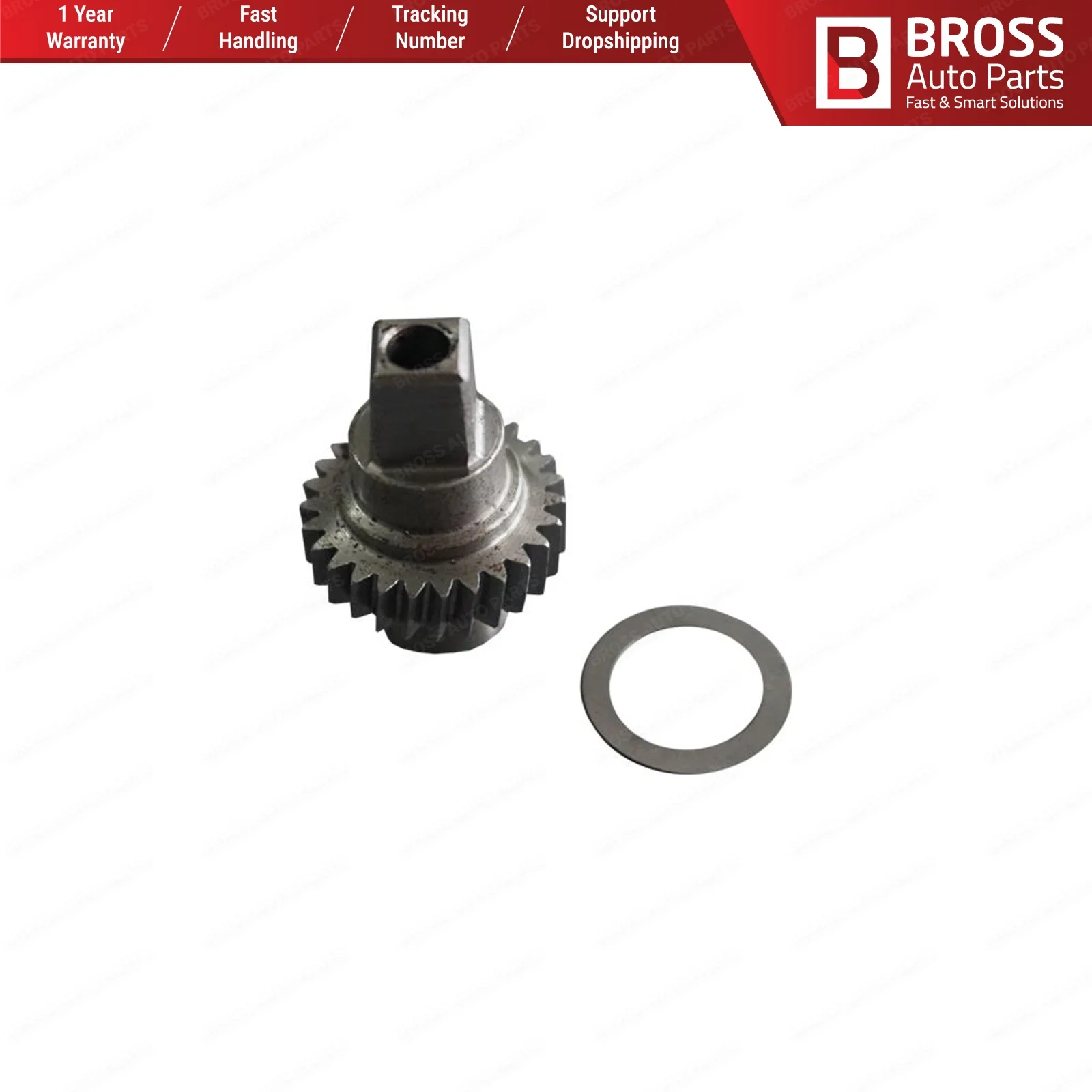 Bross BGE584 TwinTop Convertible Roof Flaps/wings Motor Repair Gear For Vauxhall Opel Astra 93188313 93188314 Teeth Number: 26 | Автомобили