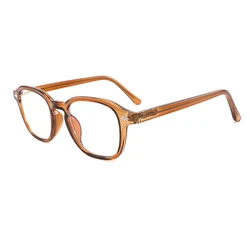 2025 Retro Acetate Blue Light Blocking Glasses - Unisex Eyewear (YX2182 brown)