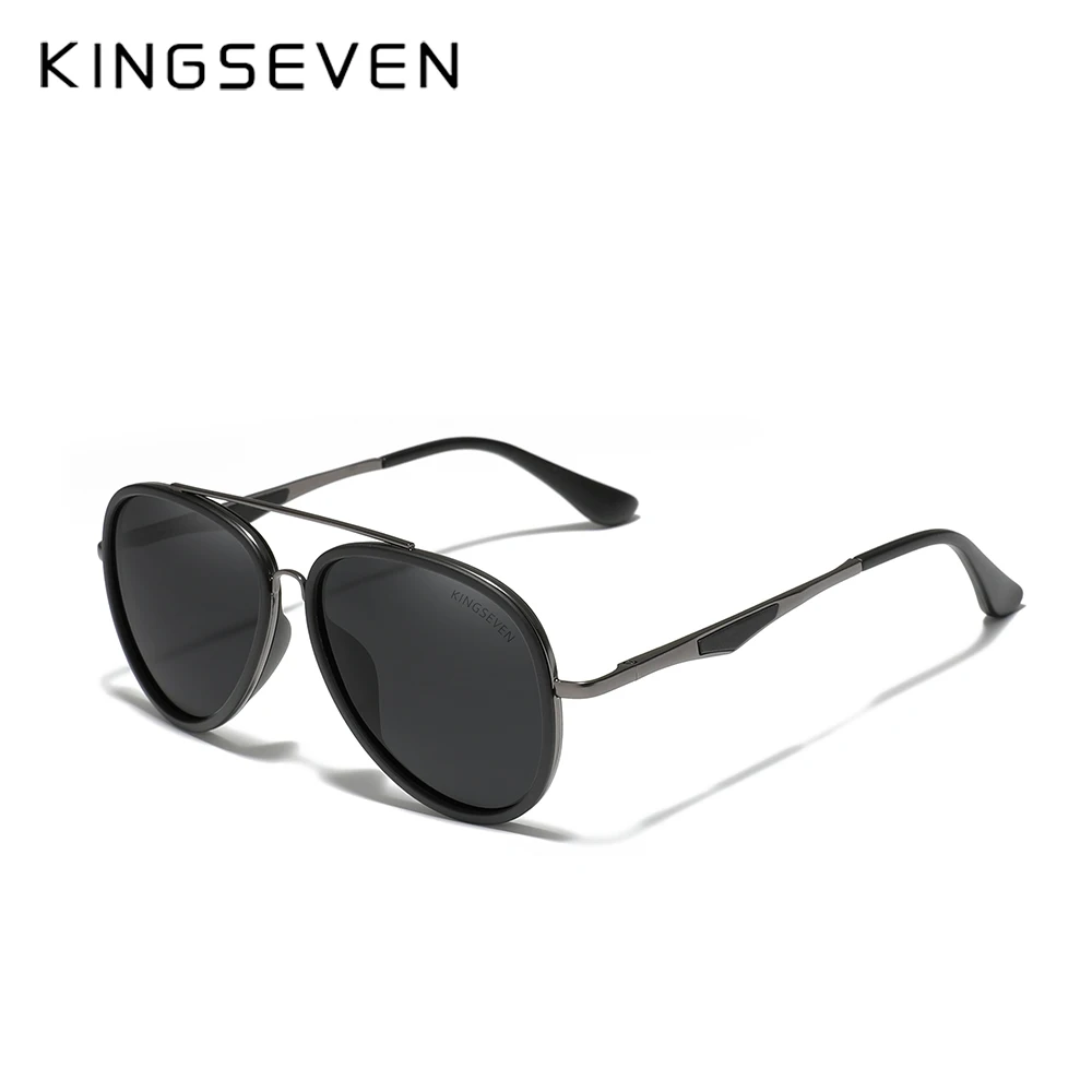 KINGSEVEN-gafas de sol polarizadas para hombre, lentes clásicas de marca, con bloqueo UV, N7936, 2022