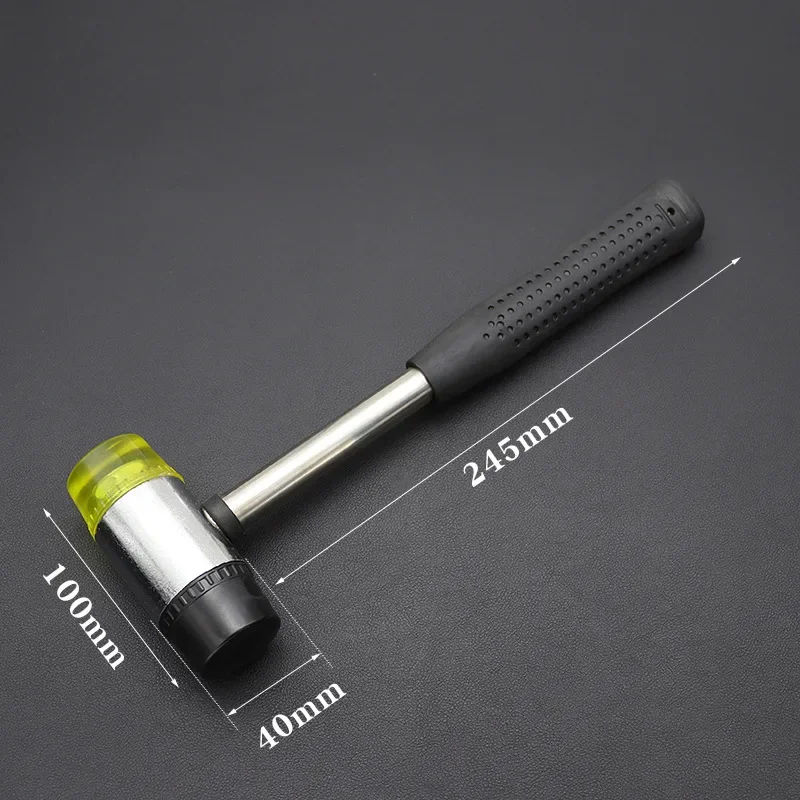 25mm 30mm 35mm 40mm Mini Hammer Nylon Head Mallet Hand Tool Non-Slip Handle Nylon Rubber Used As Wood Plastic Jewelry Crafts 6