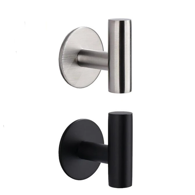 Description Picture 4 of itemBlack Robe Hook Wall Hook Towel Hook for Bathroom Stainless Steel Coat Hook Rustproof Hook Hanger for Kitchen Hardware