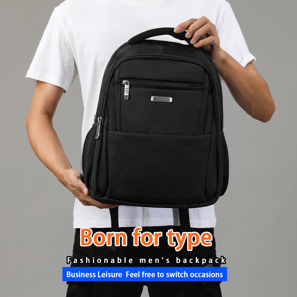 1Pcs Large Capacity Men's Backpack, with Shockproof Computer Compartment, Multifunctional Casual Backpack, Suitable for Travel and Work