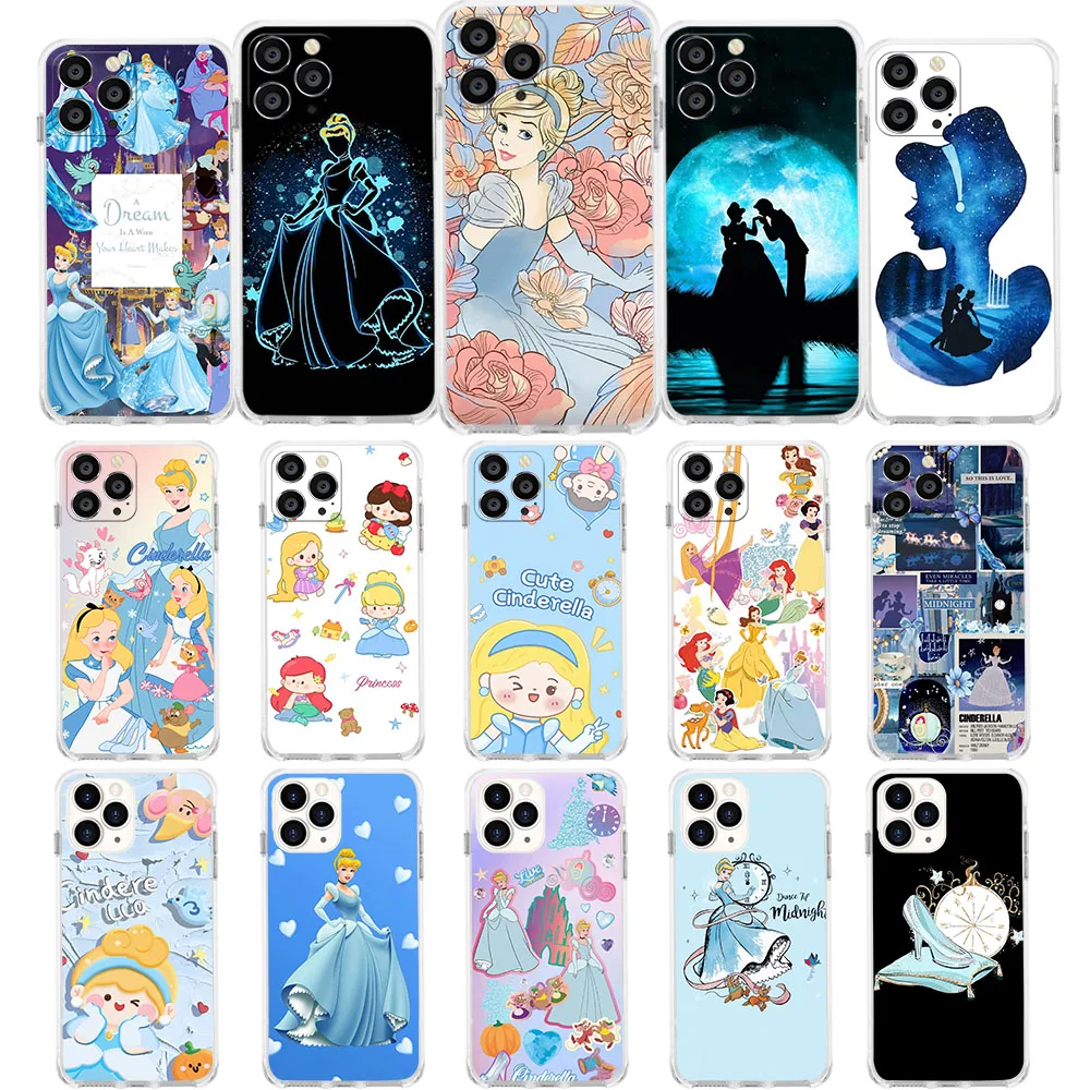 Ny-77 Princess Cenerentola Custodia Morbida Per Infinix Hot Smart Note 10 5 10I 10S 10T 11S 9 11 11S 6 7 Lite Play Pro