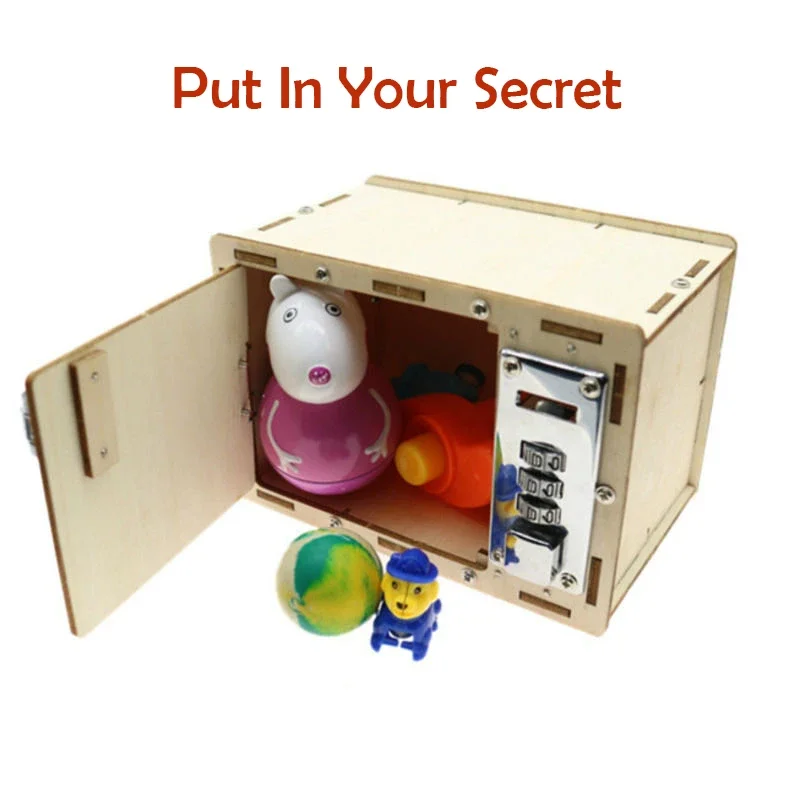 DIY Child Manual Machine Code Box Science Experimental Children's Money Money Financial Toys For Morse Code Telegraph Kit Kids Screw Assembly Kit