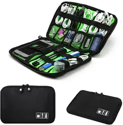 Cable Organizer Storage Bag System Kit Case USB Data Cable Earphone Wire Pen Power Bank SD Card Digital Gadget Device Travel Bag