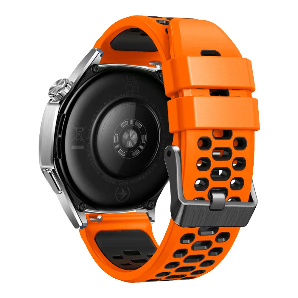 Breathable Sport Silicone Strap, 22mm - Universal Fit Bracelet
