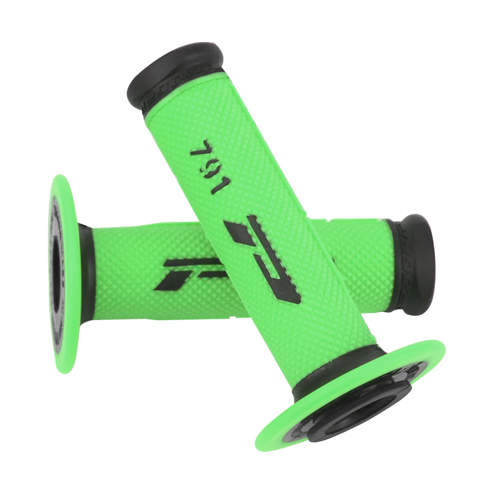 High-Performance Universal Rubber Motorcycle Handlebar Grips - 24mm