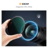 K&F Concept Nano-C Magnetic CPL Filter Circular Polarizer Filter 49mm 52mm 58mm 67mm 72mm 77mm 82mm 18-Layer Coatings 2