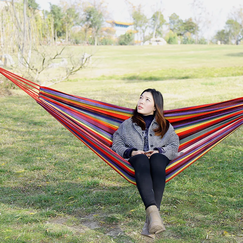 Canvas Single Hammock Outdoor 3