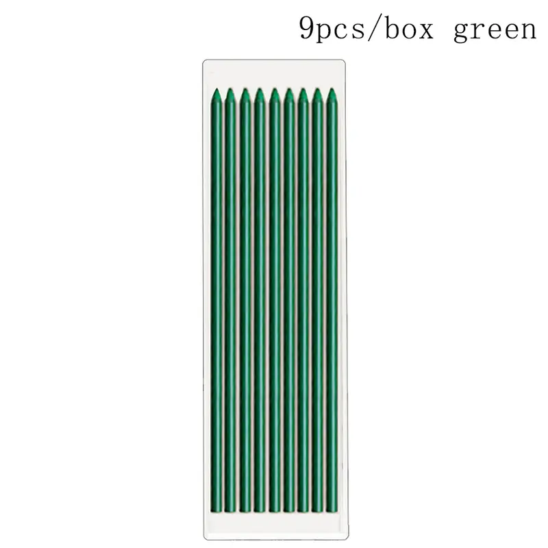 6Colors 2.8mm Metal Solid Carpenter Mechanical Pencil with Sharpener 2B Lead Core Deep Hole Construction Marking Scriber Tool - Image 7