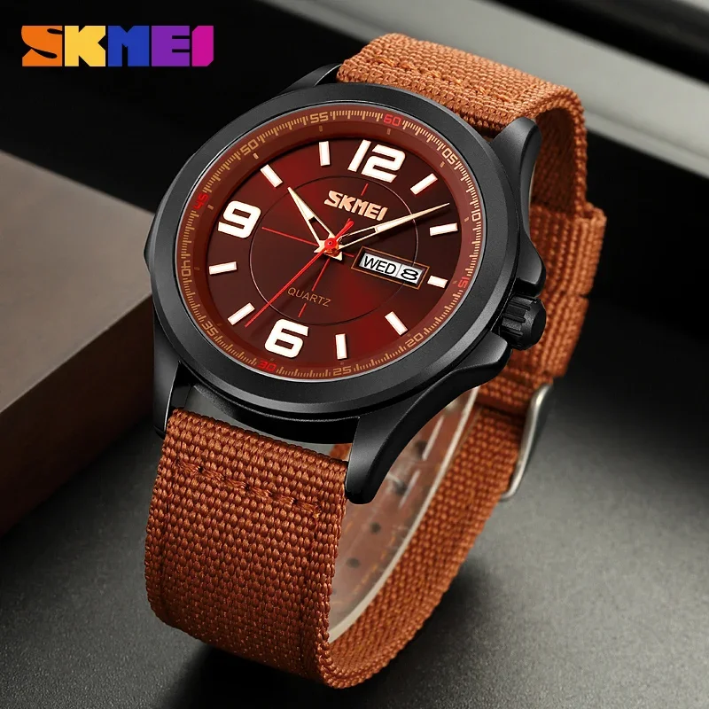 SKMEI 9315 Men Sport Quartz Watches Male Wristwatch Luxury Date Calendar Luminous Pointer Waterproof Clock reloj hombre 9281