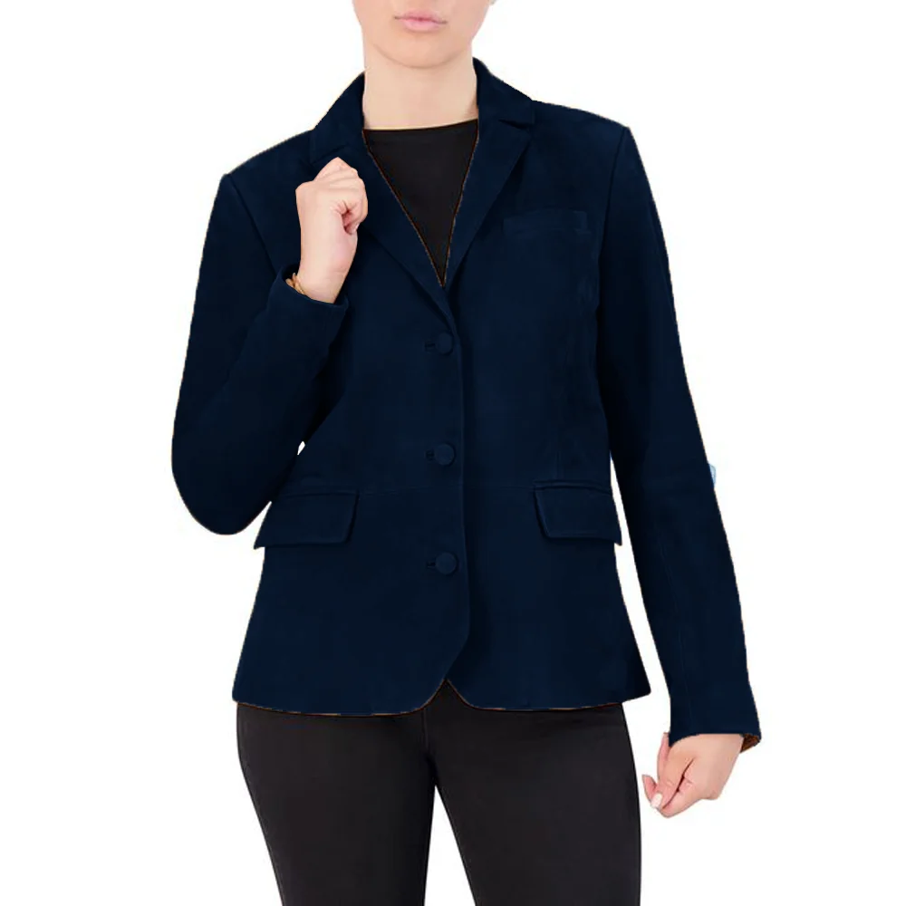 Women's Suit Jacket Suede Single Breasted Elegant Woman Vest Blazers for Women Elegant Stylish  Business Casual Clothing Female