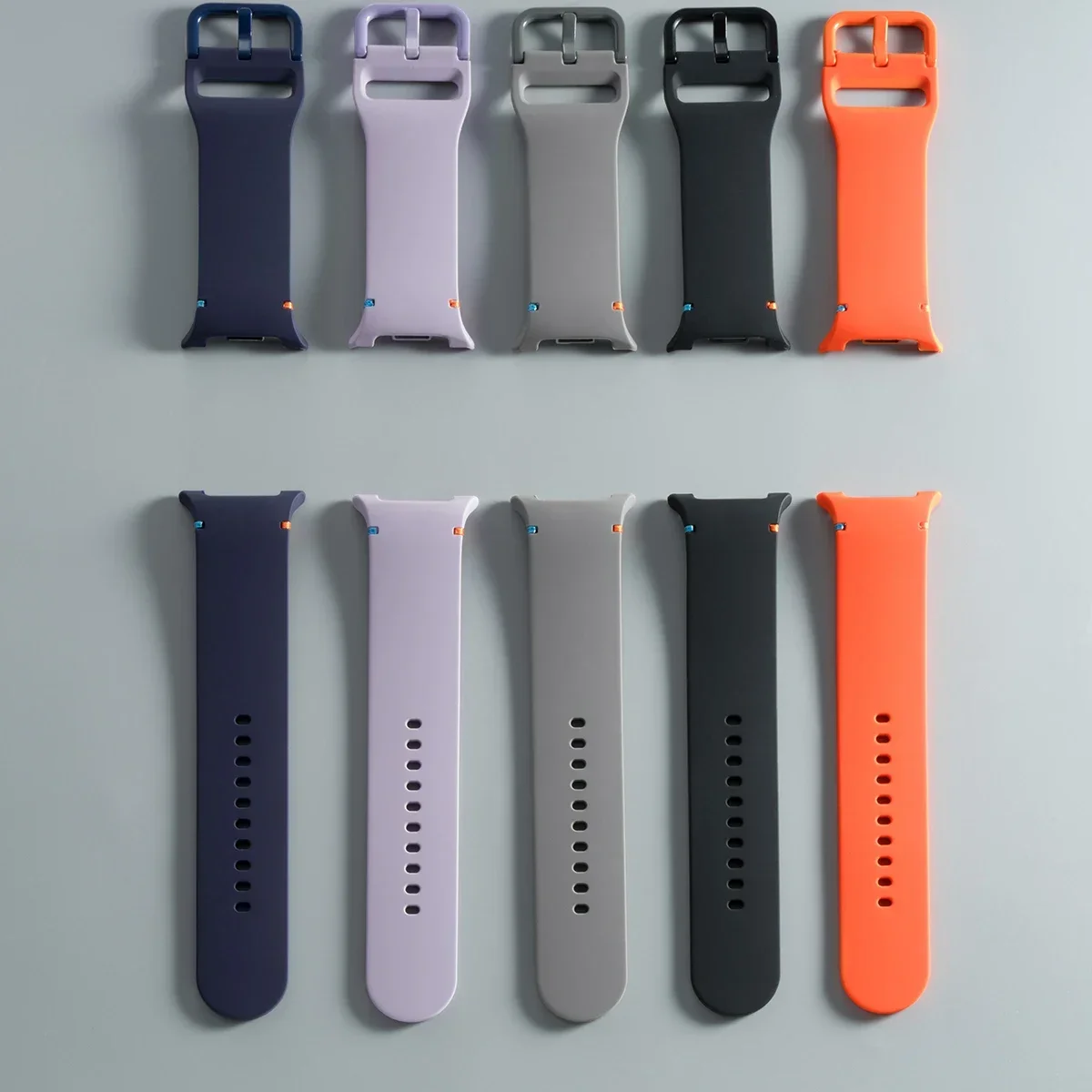 Offizielles Armband für Samsung Galaxy Watch 8 40 mm 44 mm Watch8 Classic 46 mm Silikon-Sportarmband Correa Original 1:1 No Gaps Band – Detail 10