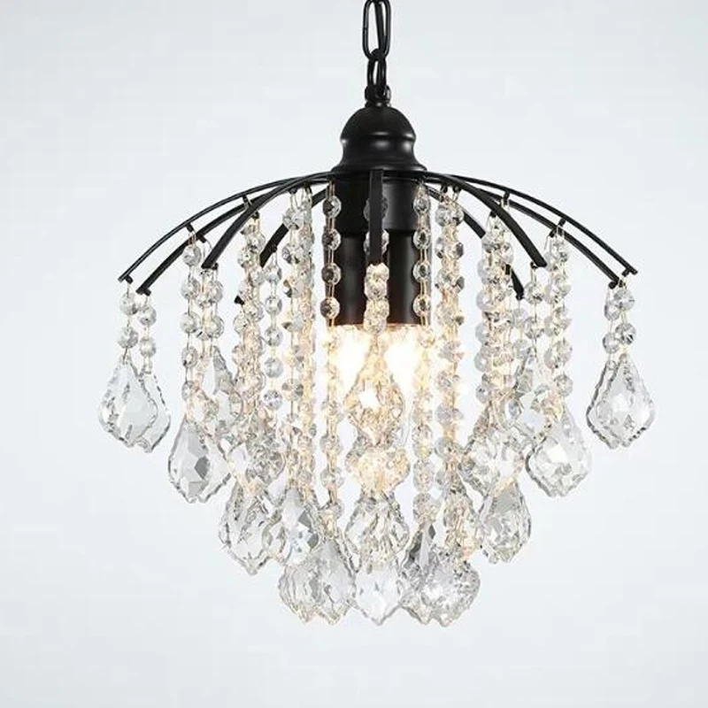 

Crystal Chandelier Modern Crystal Ceiling Lights Bedroom Pendant Hanging Light Fixtures for Living Room Bedroom Hallway Bedroom