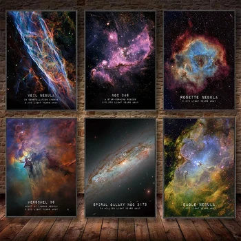 Galaxy Space Canvas Art 1