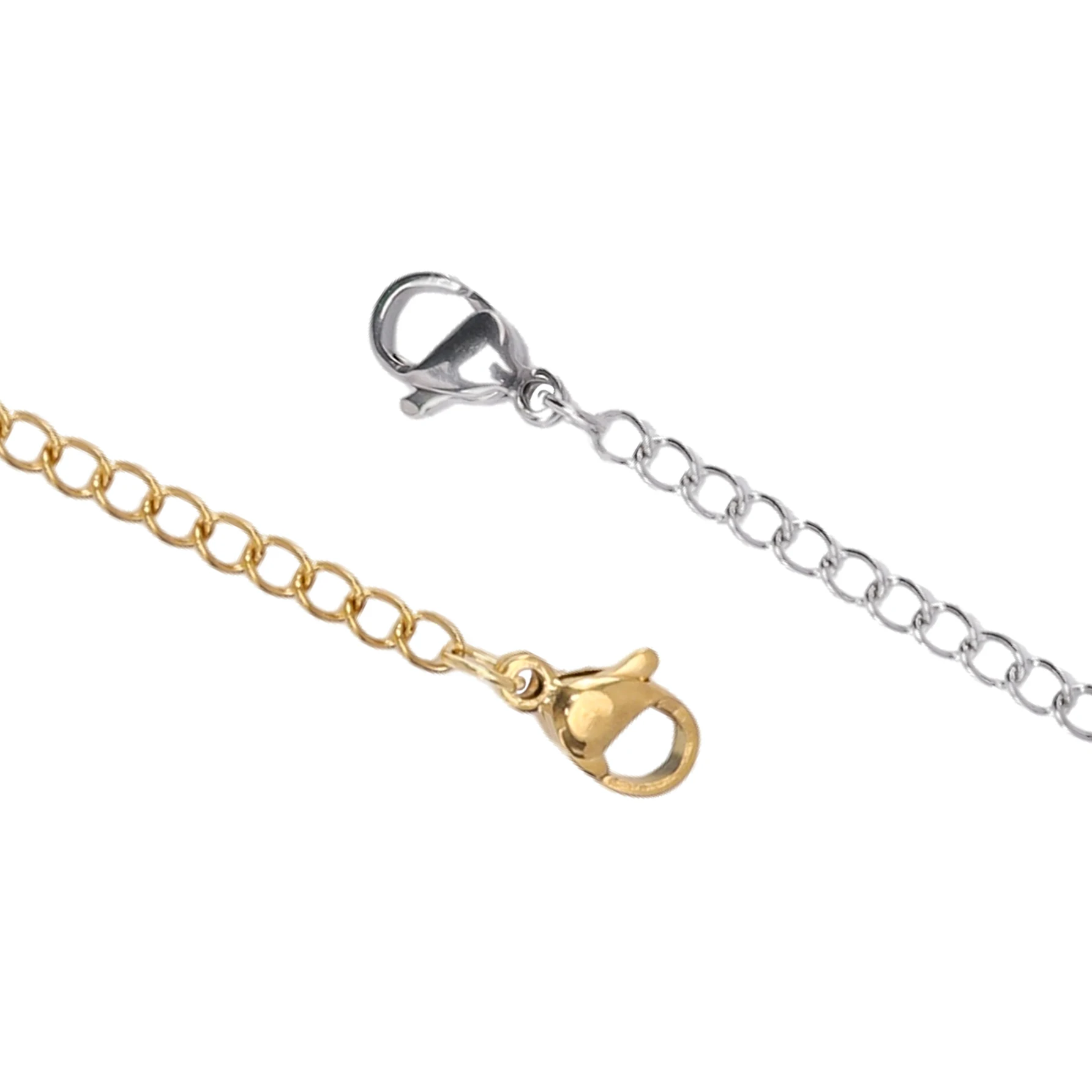 Stainless Steel Adjustable Extension Chain with Lobster Clasp