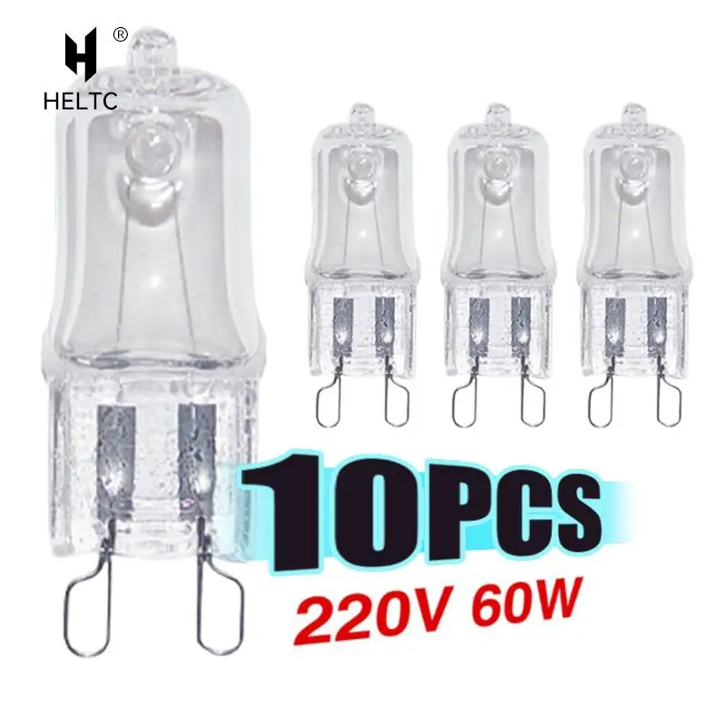 

10Pcs Oven Light Bulb G9 High Temperature Bulb Steamer Light 25w 28w 40w 60w