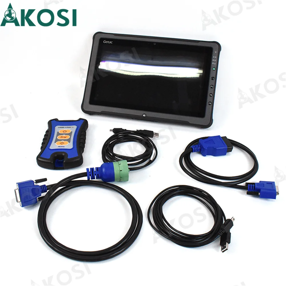 

For NEXIQ-3 USB Link 125032 USB for Detroit for volvo Heavy Duty Truck Scanners USB Link+Getac F110 tablet Ready to use