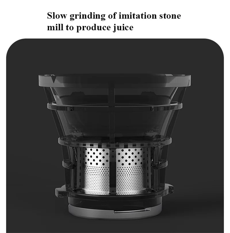 Tabletop 13CM Large Caliber Juicer 220V Carrot Vegetables Squeezing Juicing Machine Residue-juice Separation Kitchen Use 5
