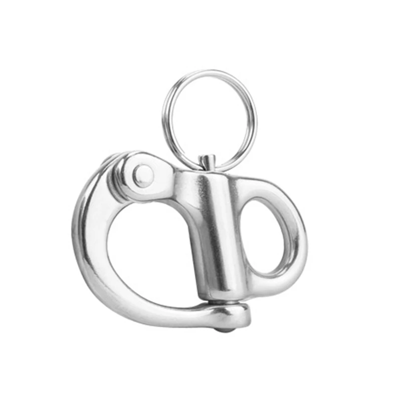 

Stainless Steel 316 Rigging Sailing Fixed Bail Snap Shackle Fixed Eye Snap Hook Sailboat Sailing Boat Yacht