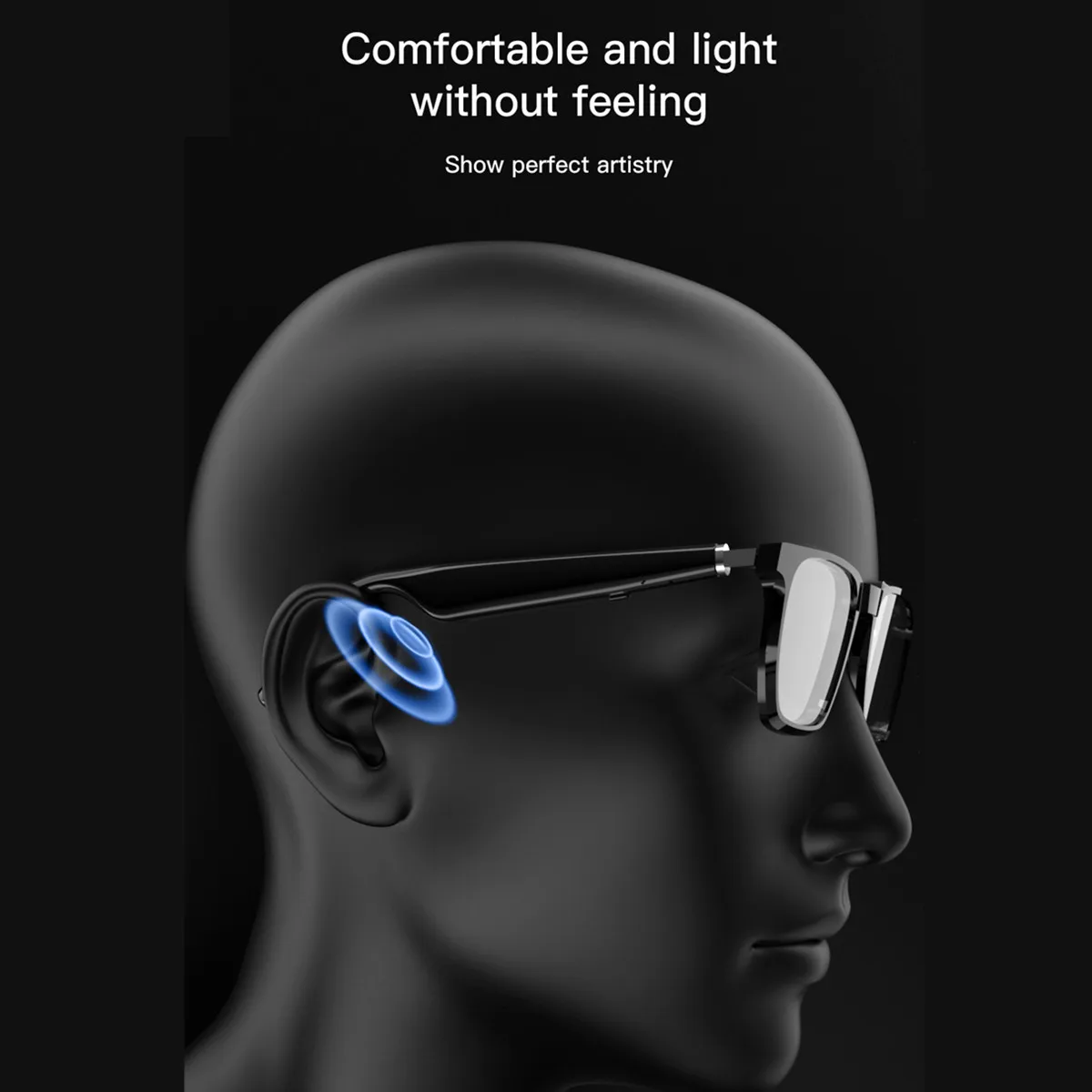 Smart Glasses AI Translator Rreal Time Language Translation Answer Call Music Listen Voie Assistant Anti Blue Light Smartglasses