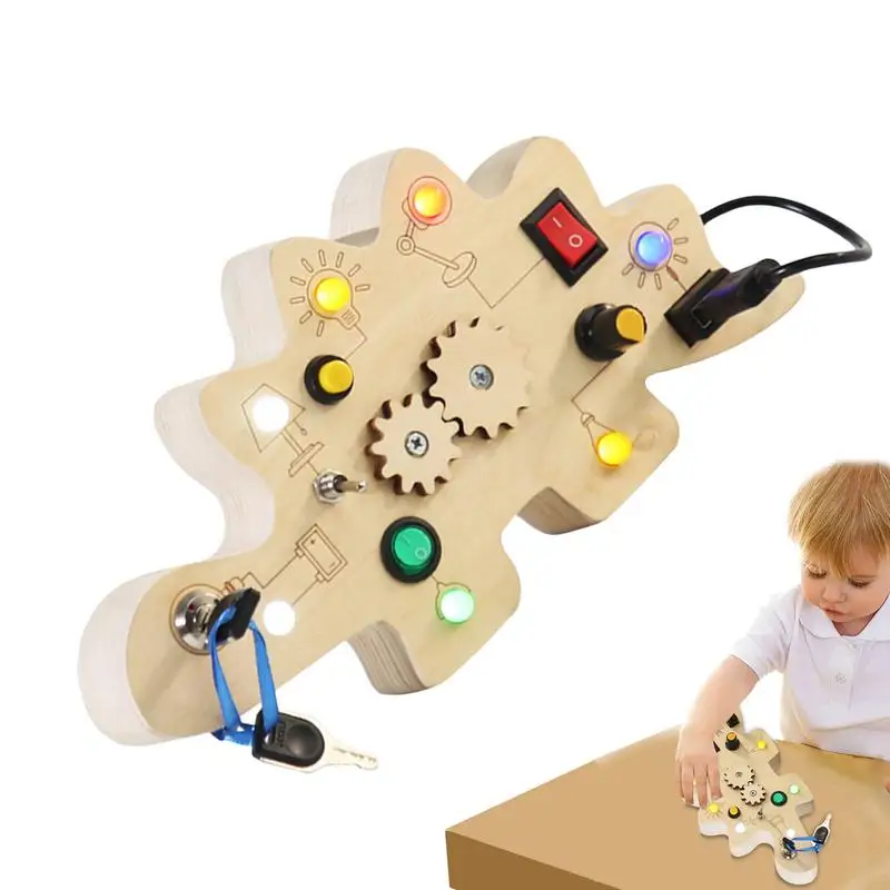 

Montessori Sensory Board Sensory Board Toys Activity Switch Board Learning & Education Toys Preschool Learning Activities Travel