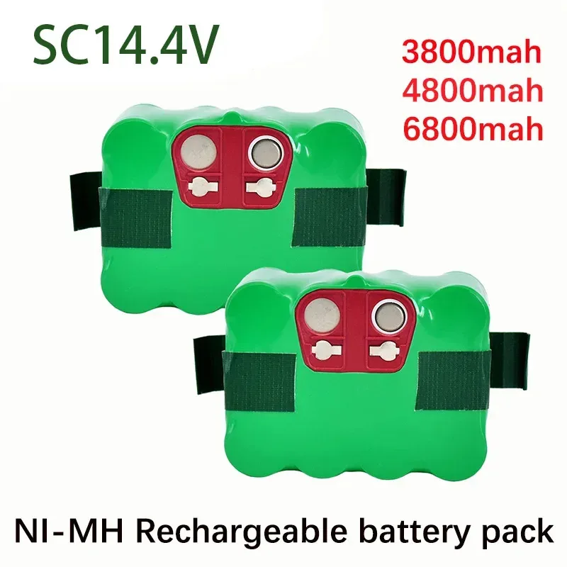 

SC NI-MH rechargeable battery 14.4V3800mAh/4800mAh/6800mAh suitable for robot vacuum cleaners, KV8, XR210, XR21XR210A, XR210B