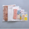 10pcs Storage Bag Resealable Frosted Clear PEVA Zipper Lock Package Travel Portable Waterproof Clothing Shoes Poly Bag Organizer 5