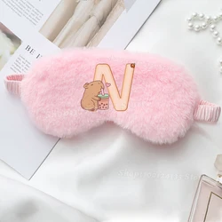 Capybara Cute Plush Kawaii Eye Mask with Anime Print - 19x10cm (SHUI 187)
