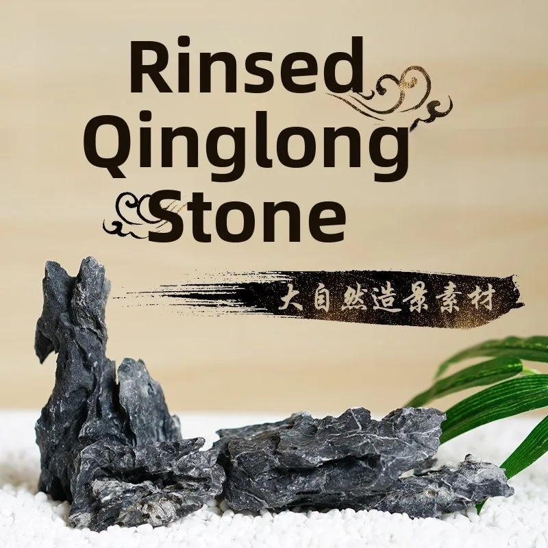 Acid Waed Qinglong Stone Aquarium Lacape Decoration Lightning Pattern Large And Small Blos Aquatic Decor Paage