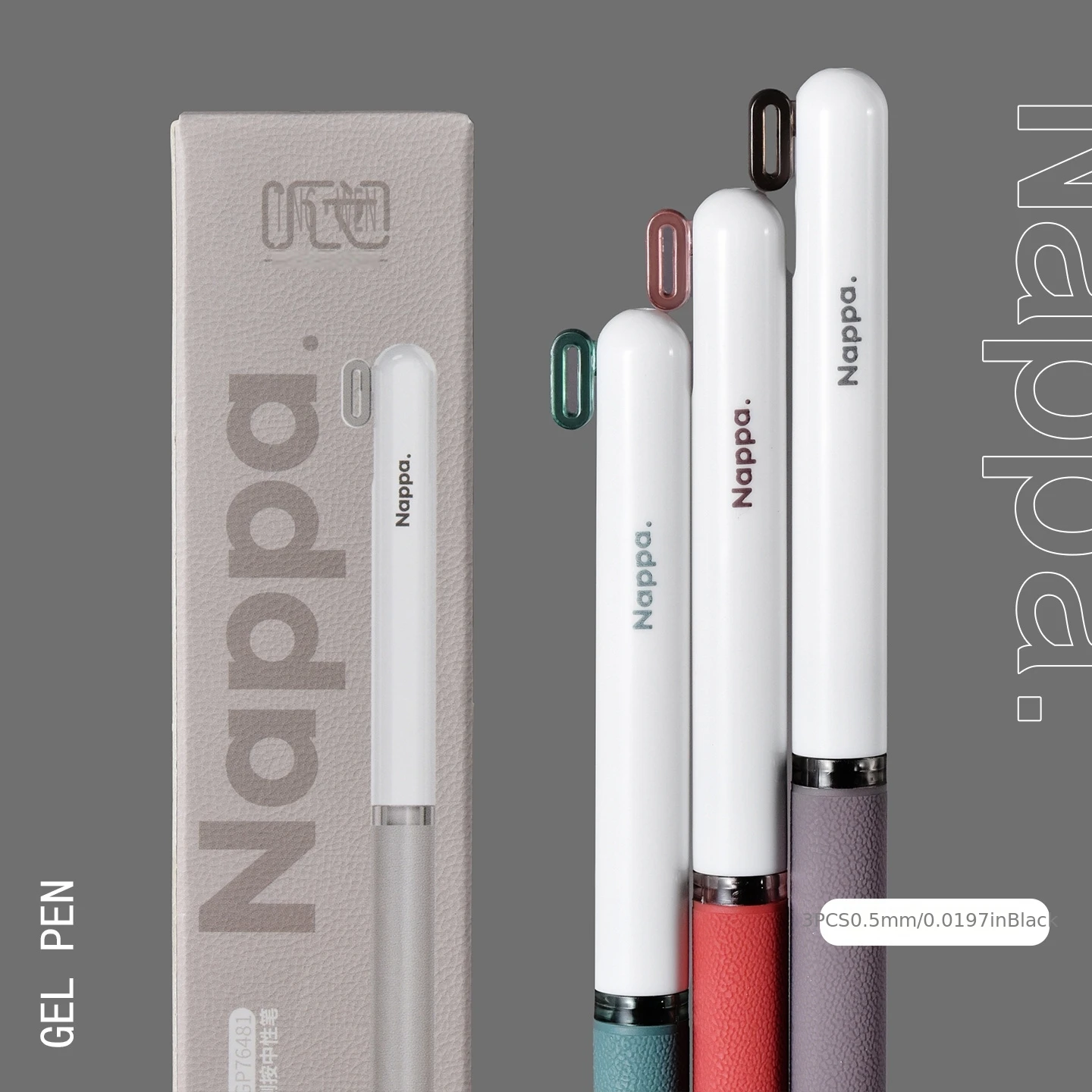 3-Pack of Gel Pens with Random Colors, Black Ink Refills, Suitable for Students, Smooth and Quick-Drying, Ideal for Writing Exercises, Black Signature Pens, Comfortable Grip, Smooth Writing, Continuou - 4