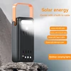 Xiaomi 100000mAh Solar Panel Power Bank Fast charging Comes with Four Wire External Battery Pack with Flashlight For Outdoors 6