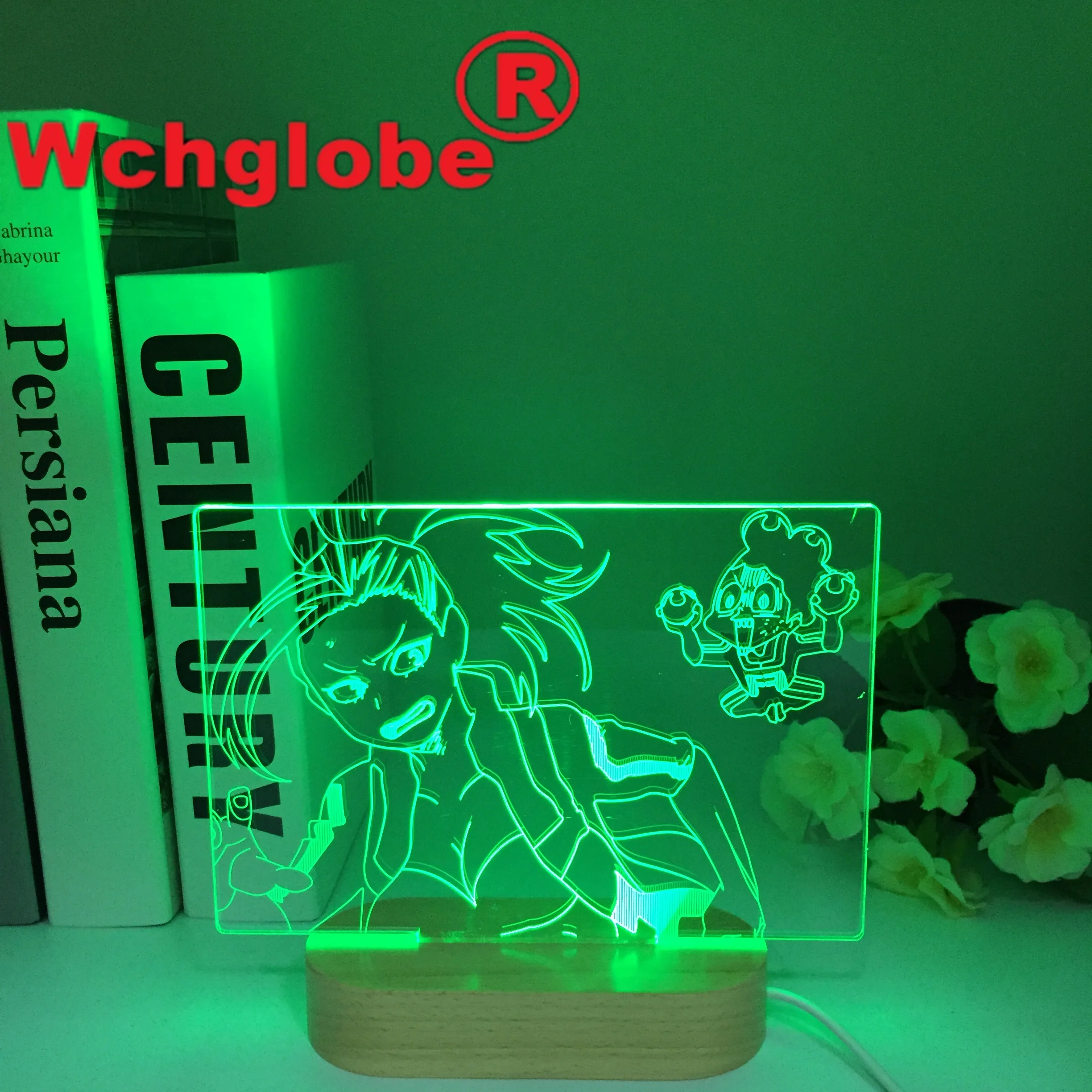

Persona 5 Wooden Remote 3D Led Night Light for Kids Bedroom Decor Nightlight Birthday Gift Anime Gadget Room Table Lamp