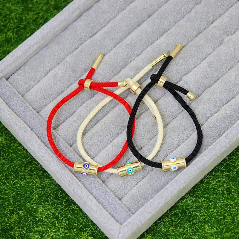 Colorful Ropes Eye Cube Bracelet Oeil Man Hand Accessories Woman String
