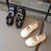 Jogerli Princess Shoes Baby Lace Ruffles Appealing Girls Student School Mary Janes Child Loafer Flats 1