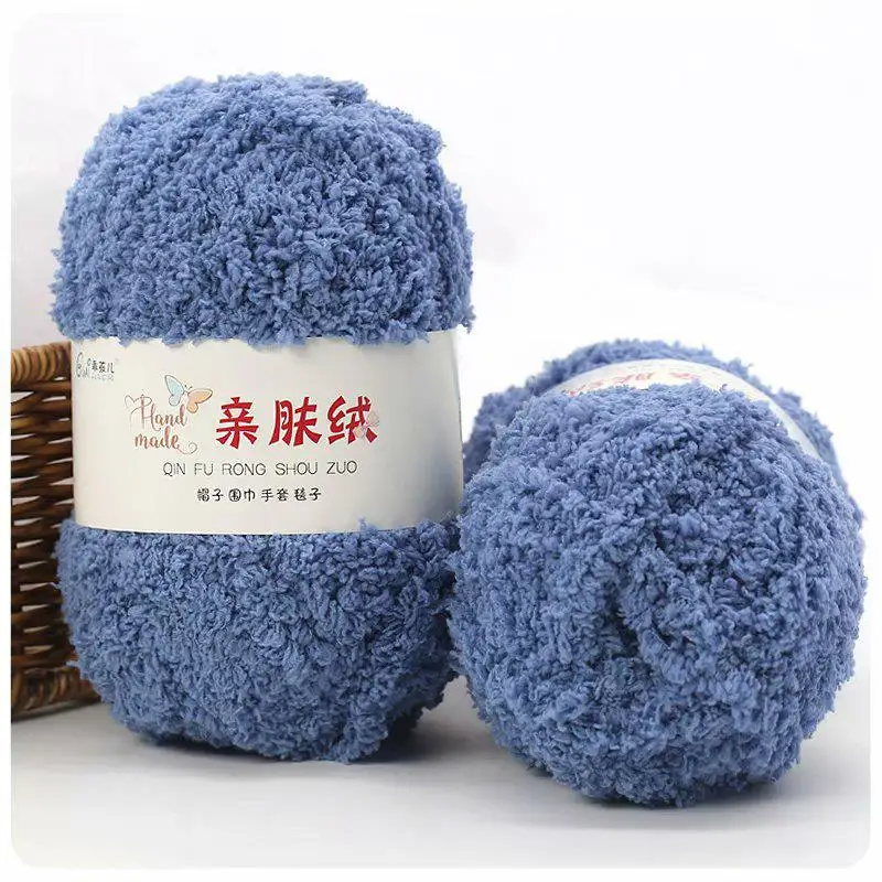 Luxurious Soft Chenille Yarn for DIY Knitting and Crochet Projects