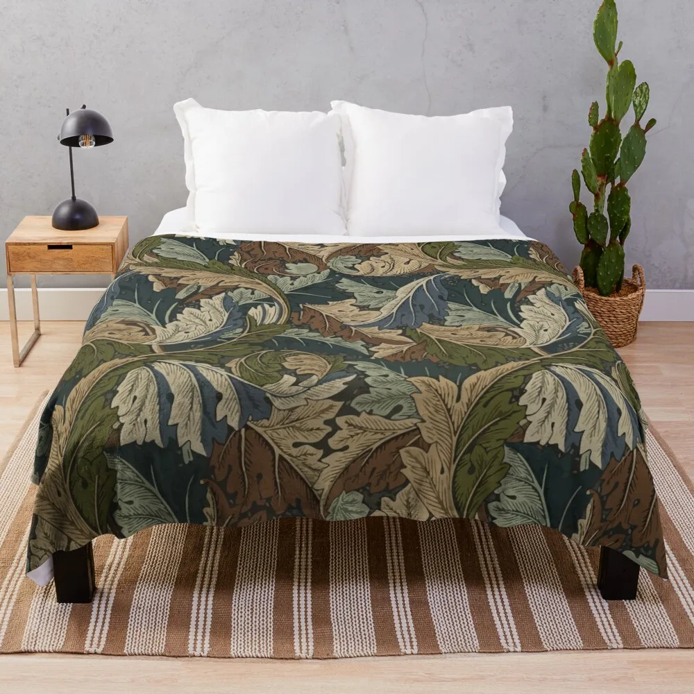 

William Morris Acanthus Design Throw Blanket Luxury Blanket Weighted Blanket