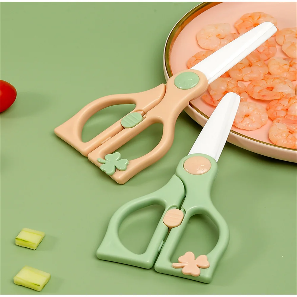 Baby Food Scissors Labor-Saving Portable Children's Ceramic ScissorCutting  Meat Food ToolsKitchen Household - AliExpress
