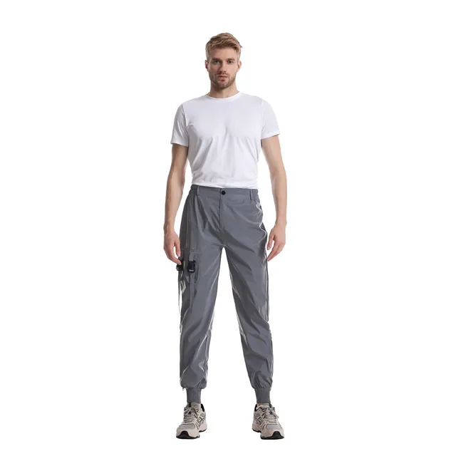 Holographic Reflective Cargo Pants 4