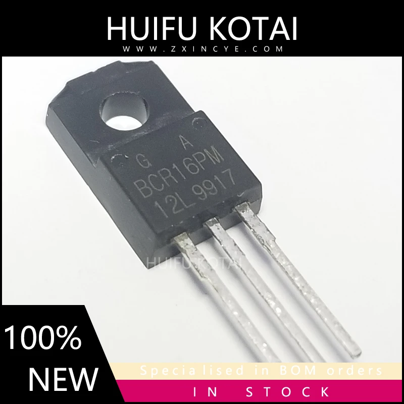 

5PCS BCR16PM BCR16PM-12L TO-220F, Новые Товары в наличии