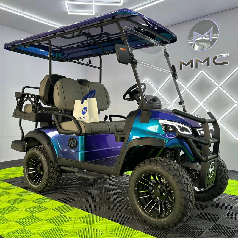 New Design MMC High Quality Low Speed Off Road 72v Electric Golf Car Golf Cart with CE DOT