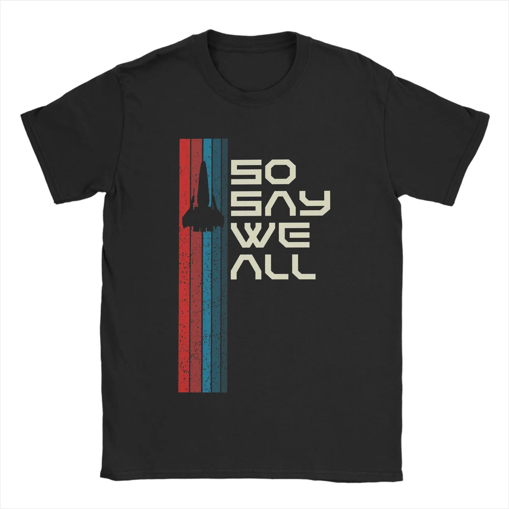 Erstaunliche Retro Viper So Say We All Battlestar Galactica T-Shirts für Herren, 100 % Baumwolle, T-Shirt, Geburtstagsgeschenk, Kleidung