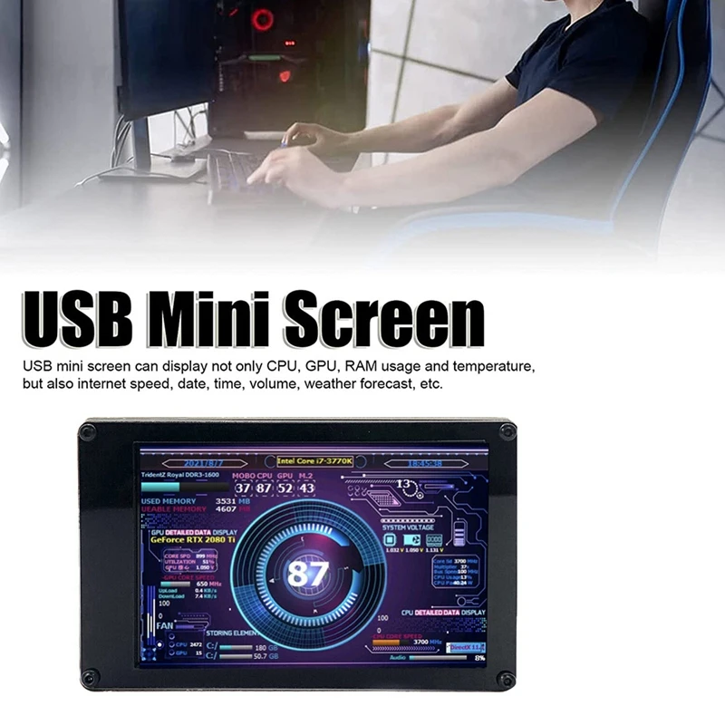 HFES AIDA64  ÷ 3.5 ġ IPS LCD ȭ, USB ǻ  ȭ,  ̿ ˷̴ ձ ̽ 