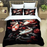 3D fish Cute printed Bedding Sets exquisite supplies set duvet cover bed comforter set bedding set luxury birthday gift 1