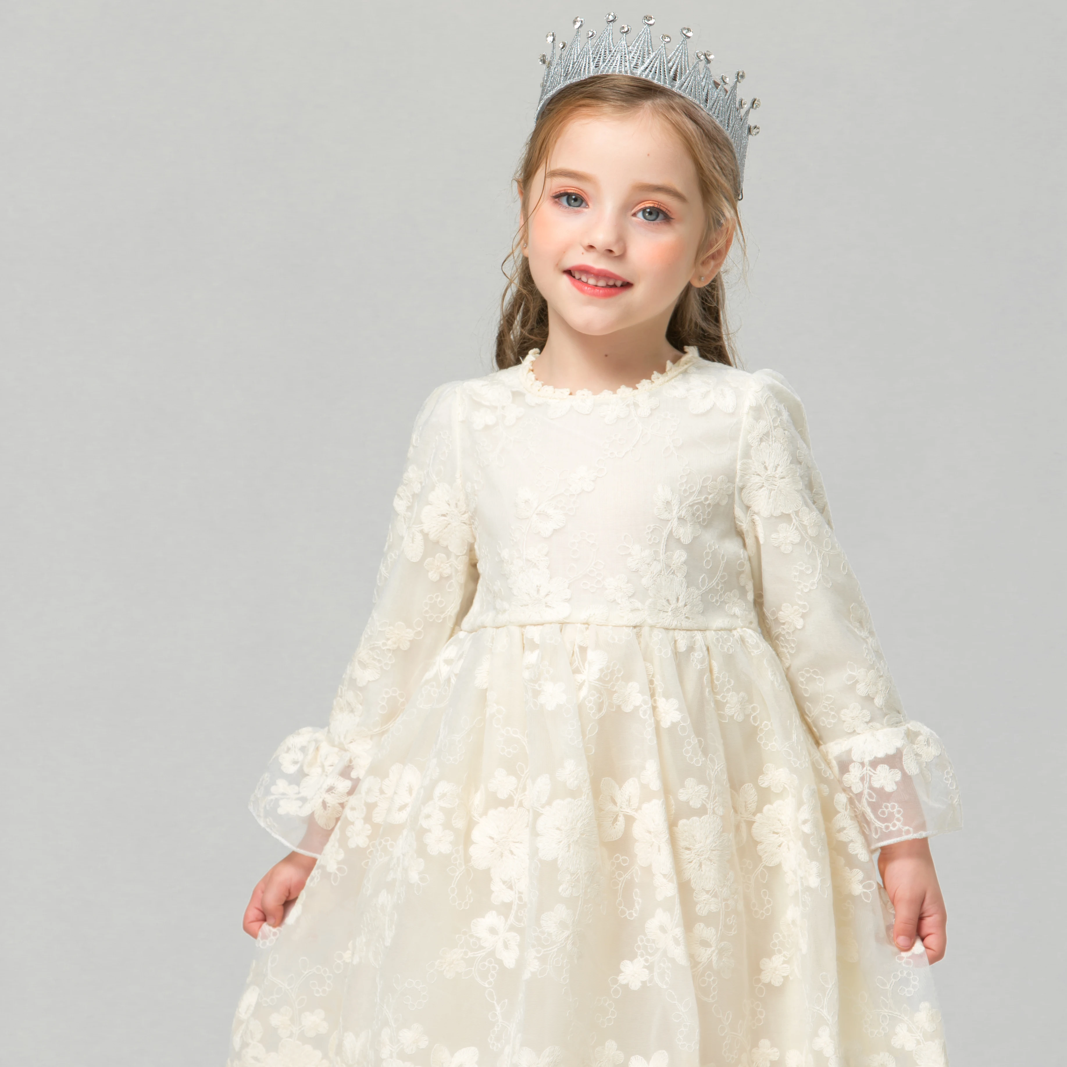 Girl Party 3-8Y Birthday Princess Dress Casual Sequin Kids Dress Weddings Prom Gowns Children Costumes girls dress princess costume