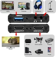 TABLLYUGE 4K USB 3.0 HDTV Video Capture Card HDMI-compatible Video Recorder Grabber For PC PS4 OBS Game Recording Game Audio Mic - Image 3