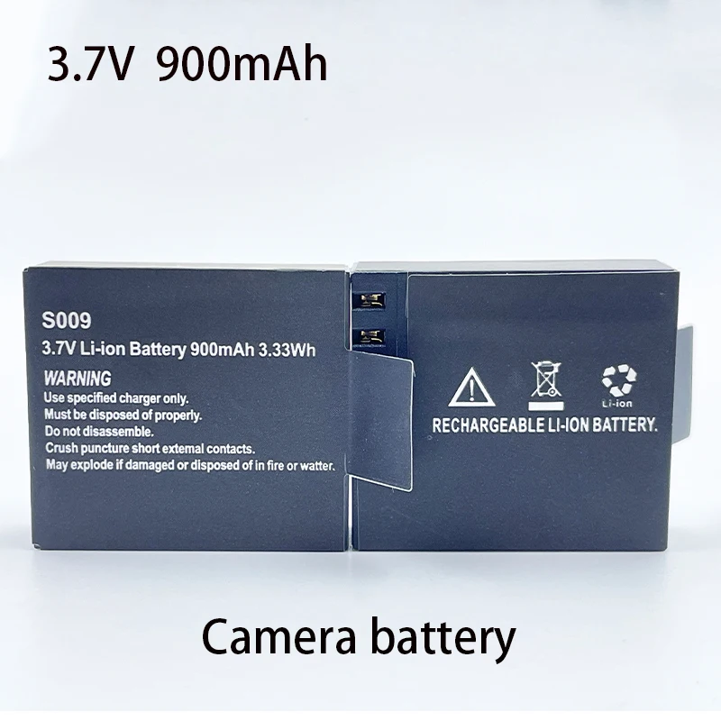 ActionCameraBattery37V900mahRechargeableBatteryForSJ4000
